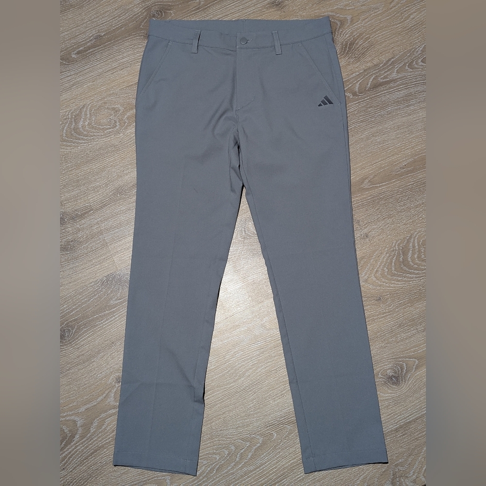 Adidas Ultimate 365 Tapered Grey Chino Golf Pants Mens 30x30